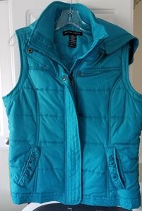 Womens Puffer Vest with hood